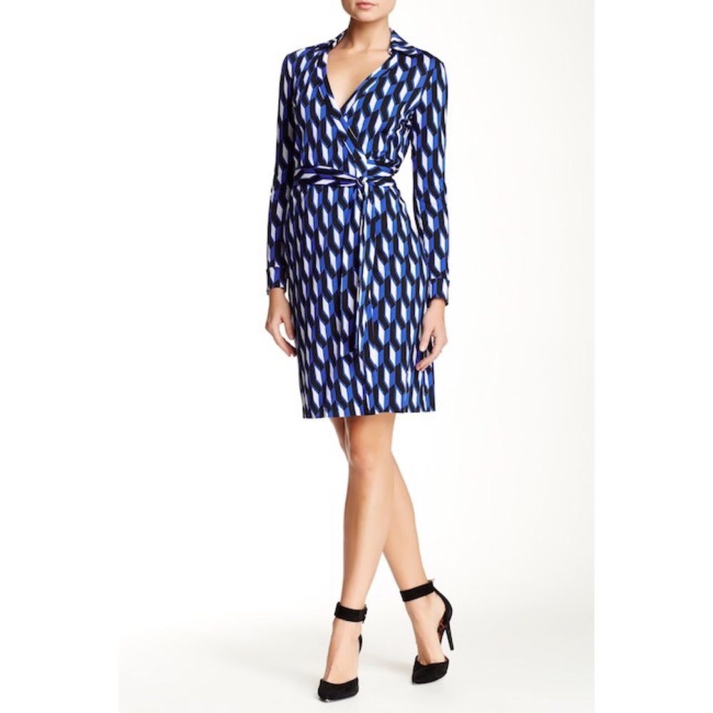 DVF - New Jeanne Two Printed Wrap Dress